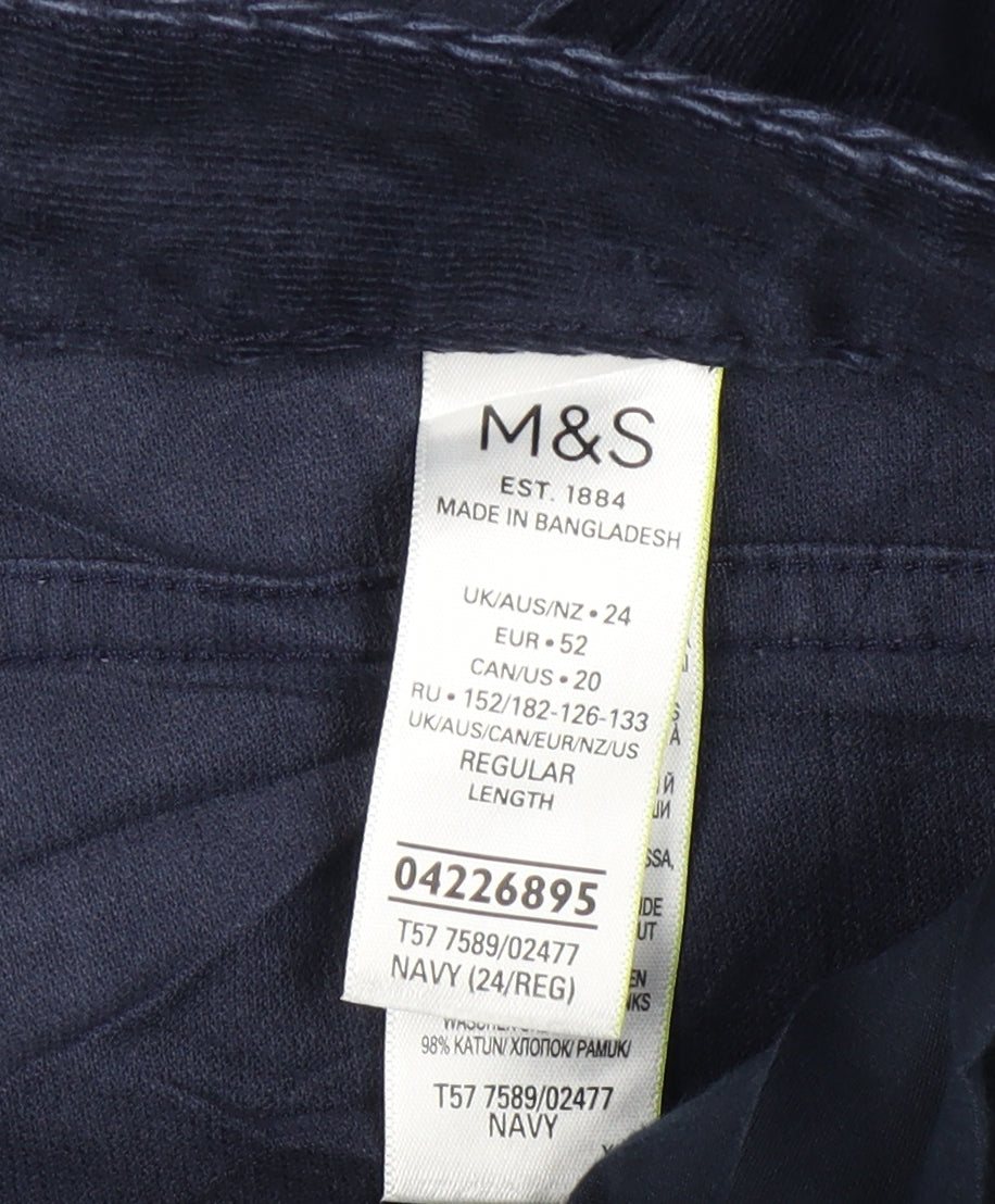 Marks and Spencer Women's Blue Dress Pants Size 24