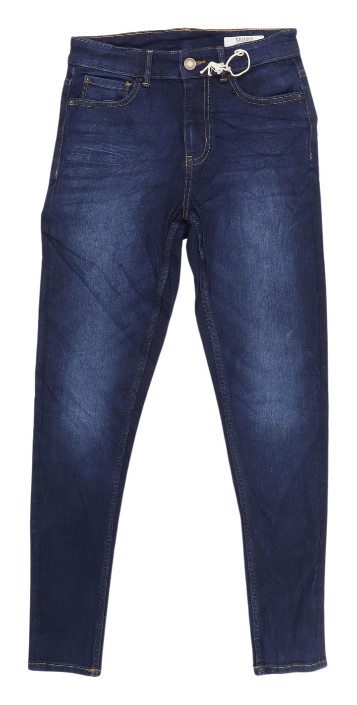 Marks & Spencer Women's Blue Skinny Jeans Size 8