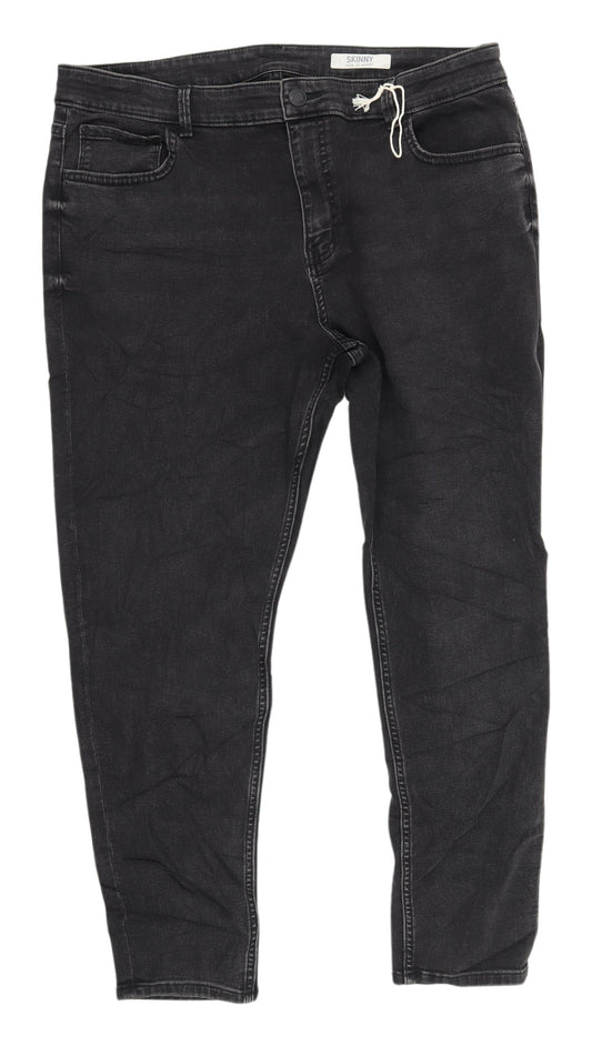 Marks and Spencer Women's Black Skinny Jeans - Size 18