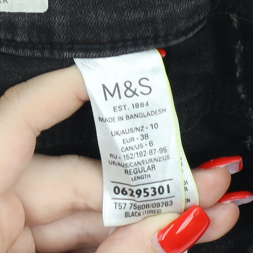 Marks & Spencer Women's Black Skinny Jeans Size 10