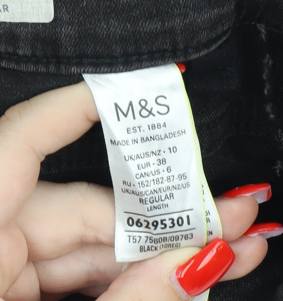 Marks & Spencer Women's Black Skinny Jeans Size 10