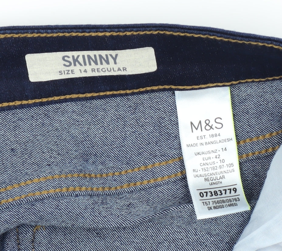 Marks and Spencer Women’s Skinny Blue Jeans Size 14