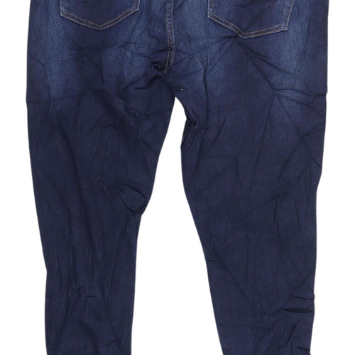 Marks and Spencer Women's Blue Skinny Jeans Size 16