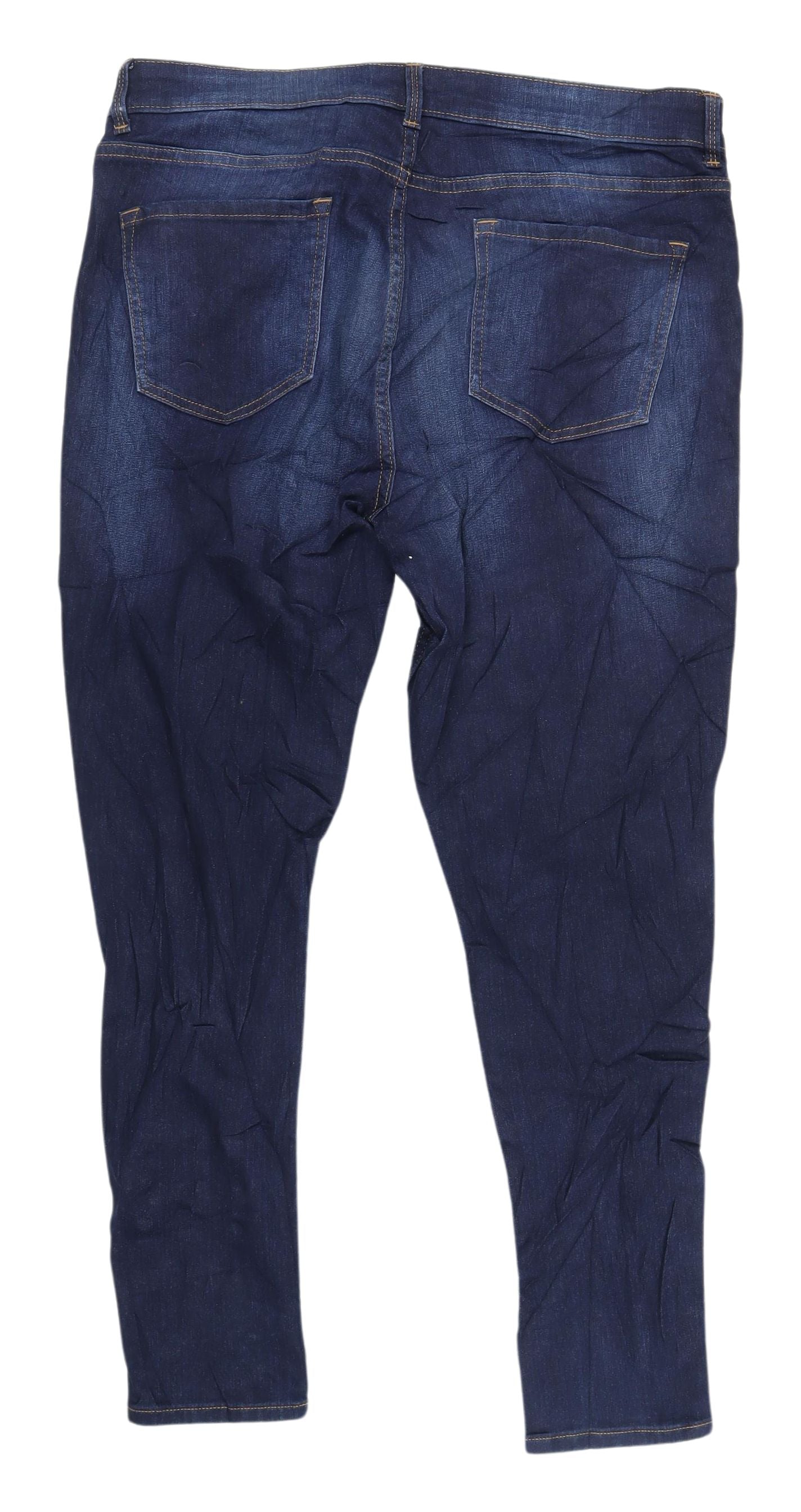 Marks and Spencer Women's Blue Skinny Jeans Size 16