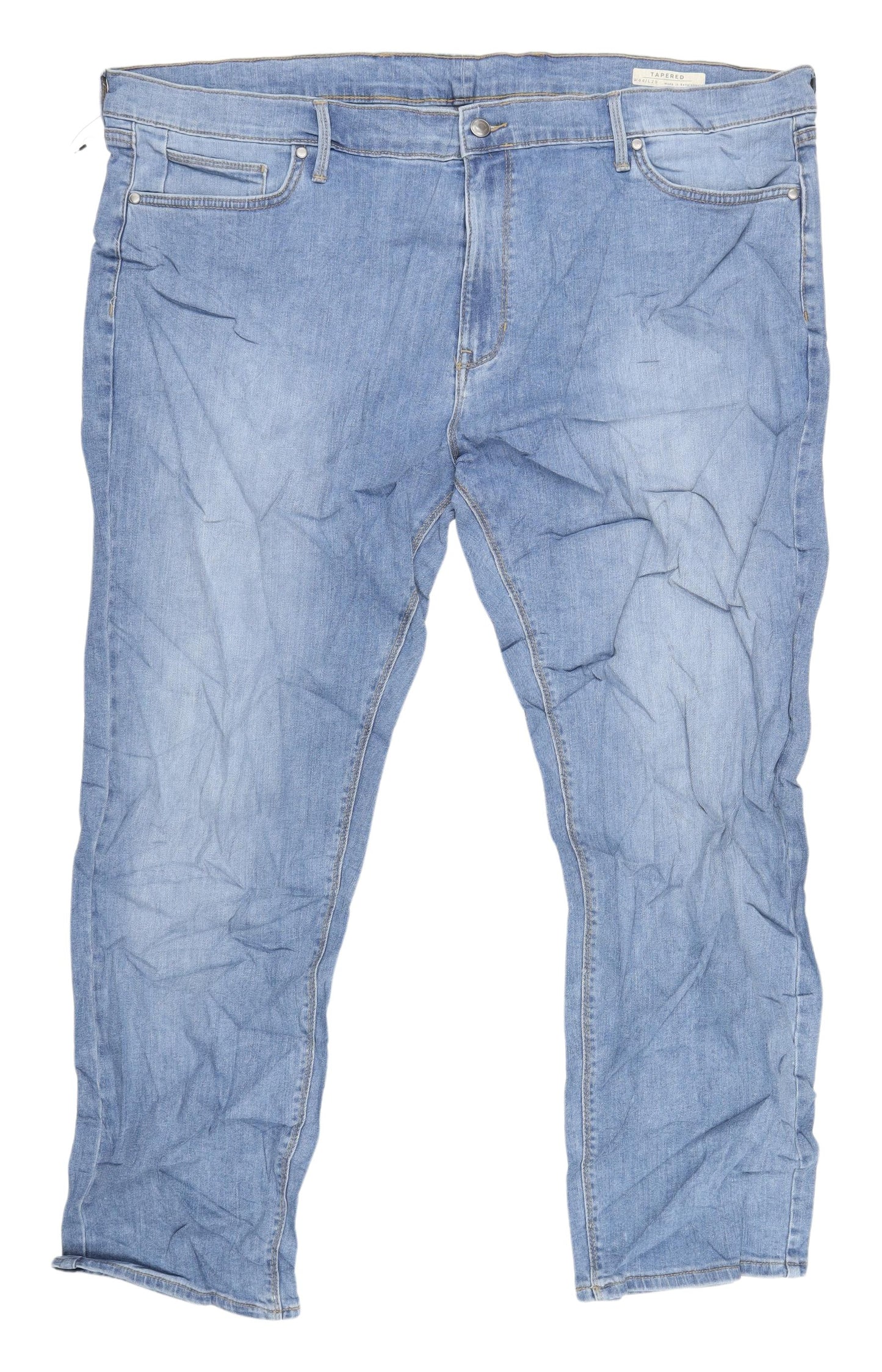 Marks and Spencer Men's Blue Tapered Jeans 44