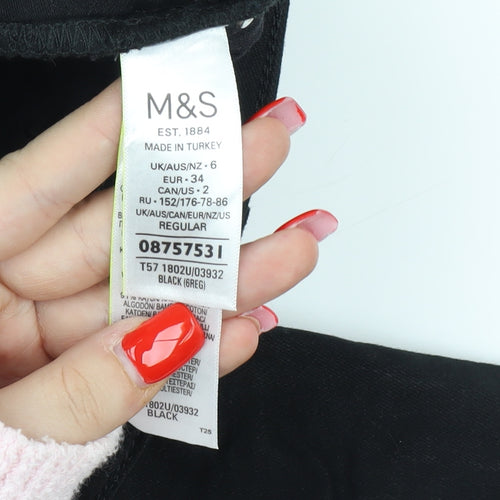 Marks & Spencer Women's Black Skinny Jeans Size 6