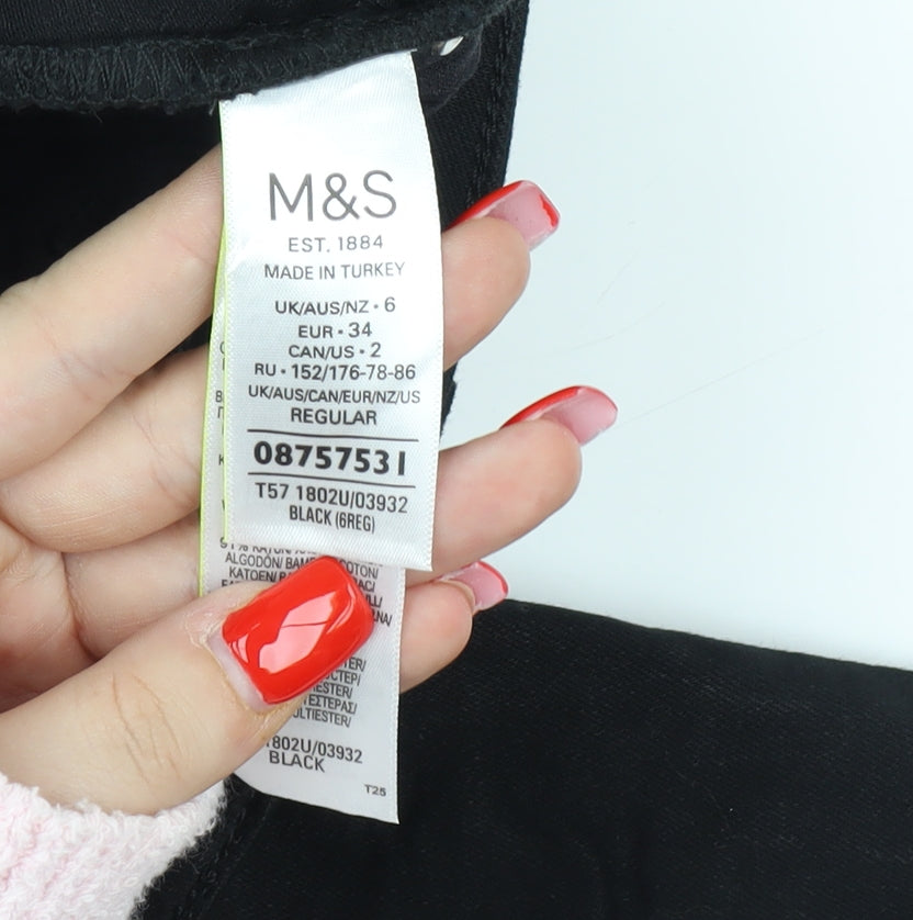 Marks & Spencer Women's Black Skinny Jeans Size 6