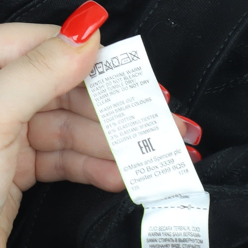 Marks & Spencer Women's Black Skinny Jeans Size 6