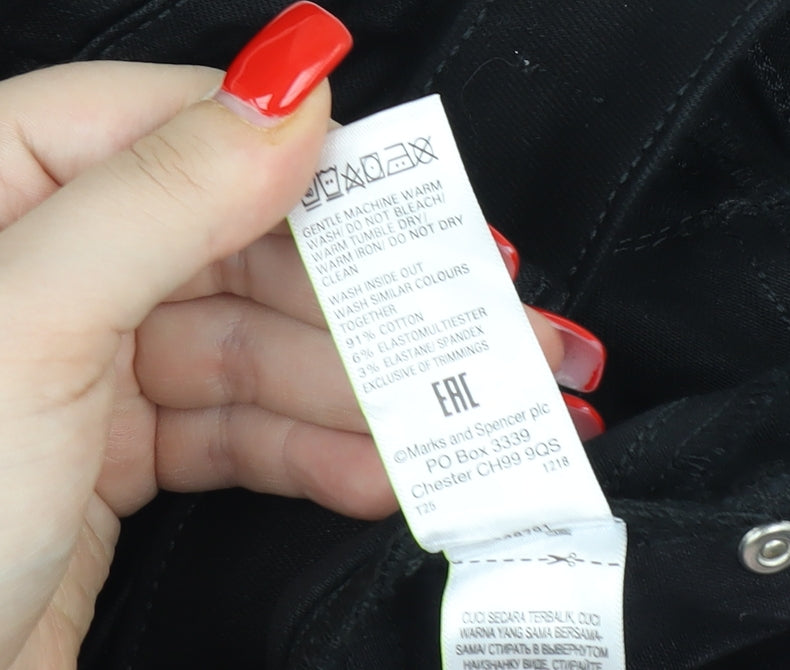 Marks & Spencer Women's Black Skinny Jeans Size 6