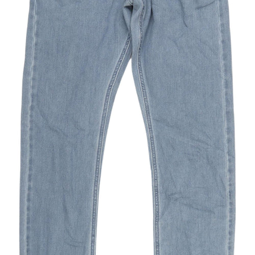 Marks and Spencer Men's Slim Fit Light Blue Jeans, Size 30