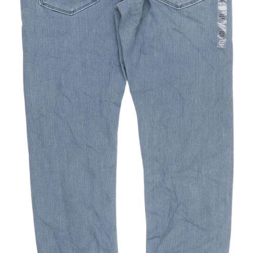 Marks and Spencer Men's Slim Fit Blue Jeans L