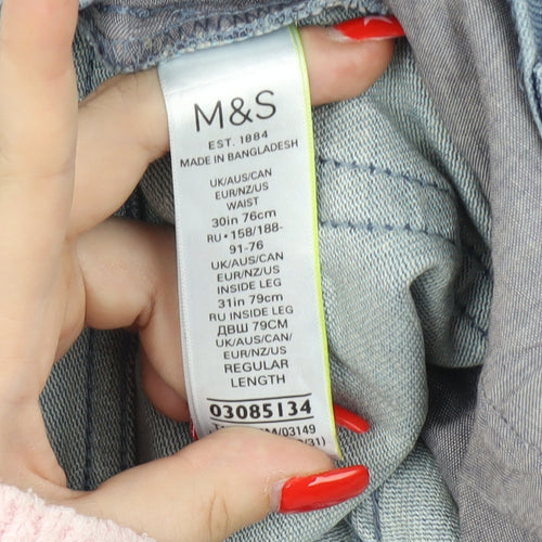 Marks and Spencer Men's Light Blue Slim Jeans