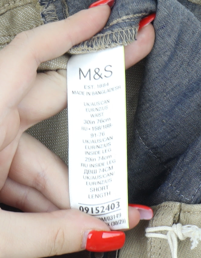 Marks & Spencer Men's Beige Slim Fit Jeans 30W 29L