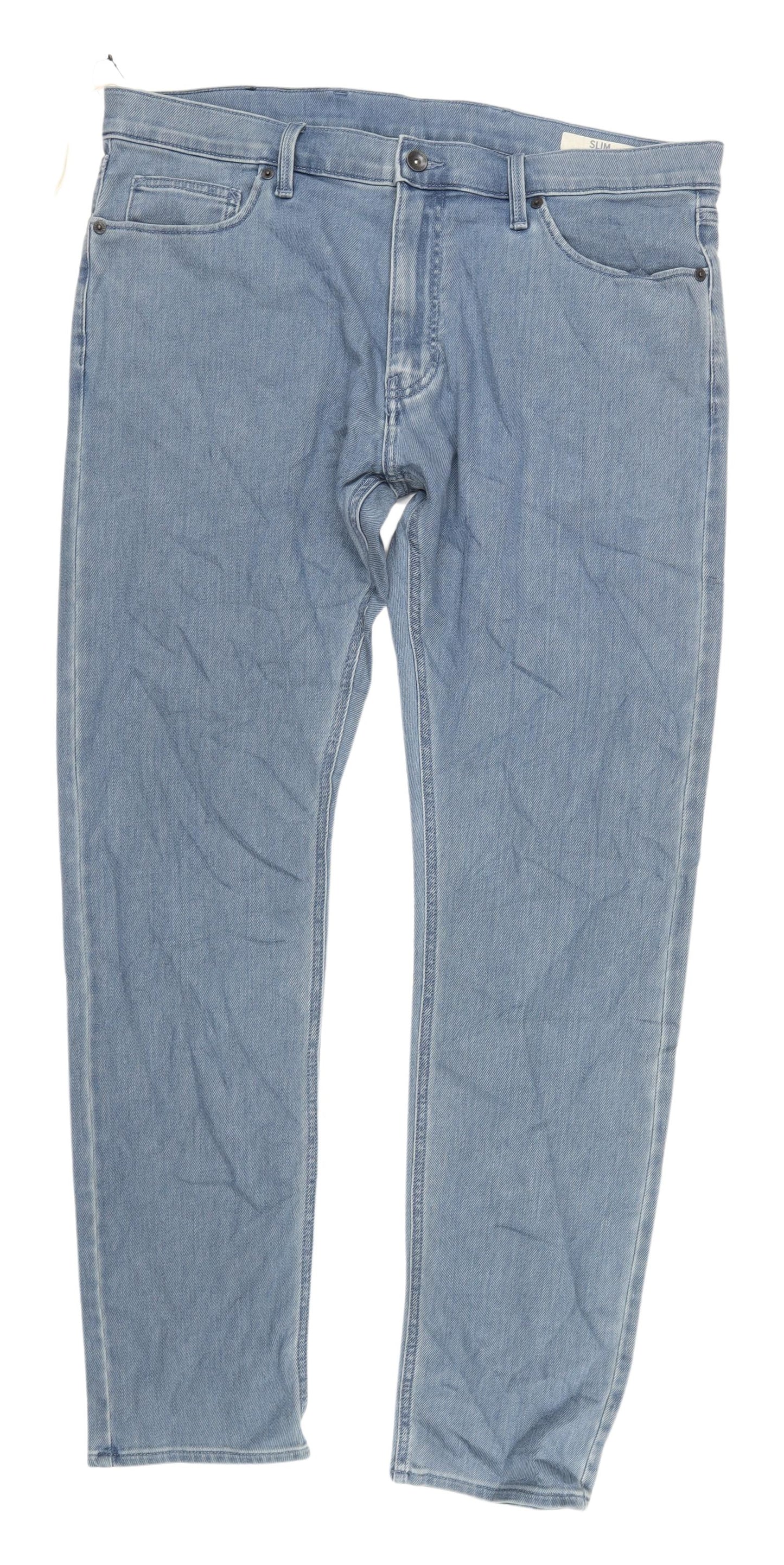 Marks and Spencer Men's Blue Slim Fit Jeans 38