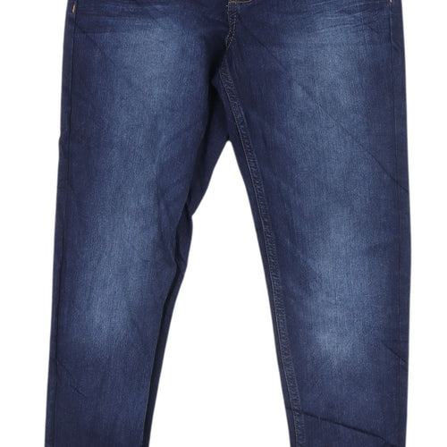 Marks & Spencer Women's Blue Skinny Jeans - Size 8