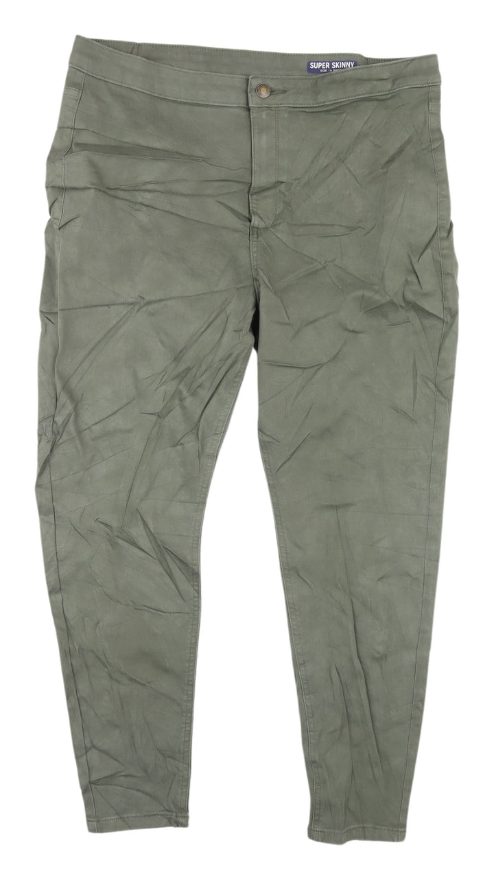 Marks and Spencer Women's Green Skinny Jeans Size 18