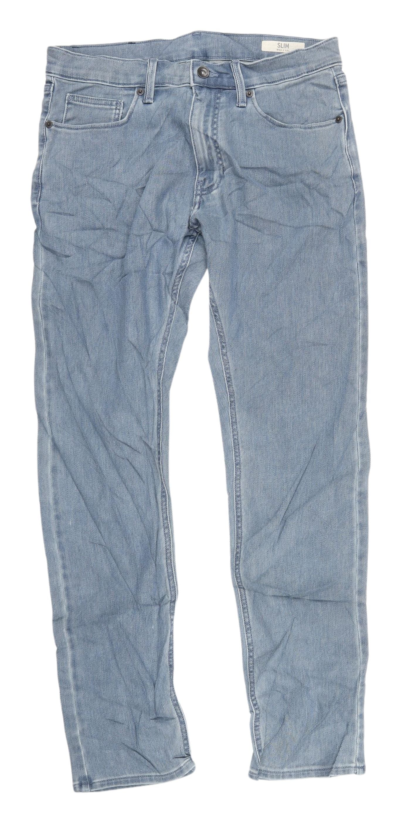 Marks and Spencer Men's Slim Blue Jeans Size 32