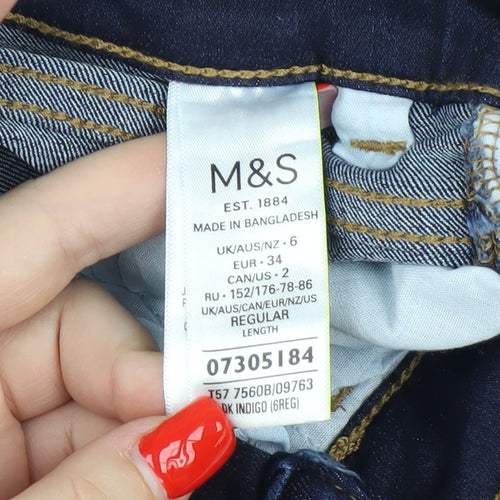 Marks and Spencer Women’s Blue Skinny Jeans Size 6