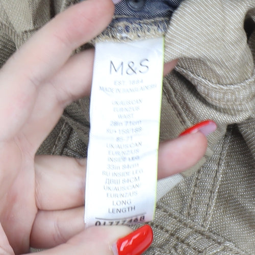Marks and Spencer Men's Beige Slim Jeans