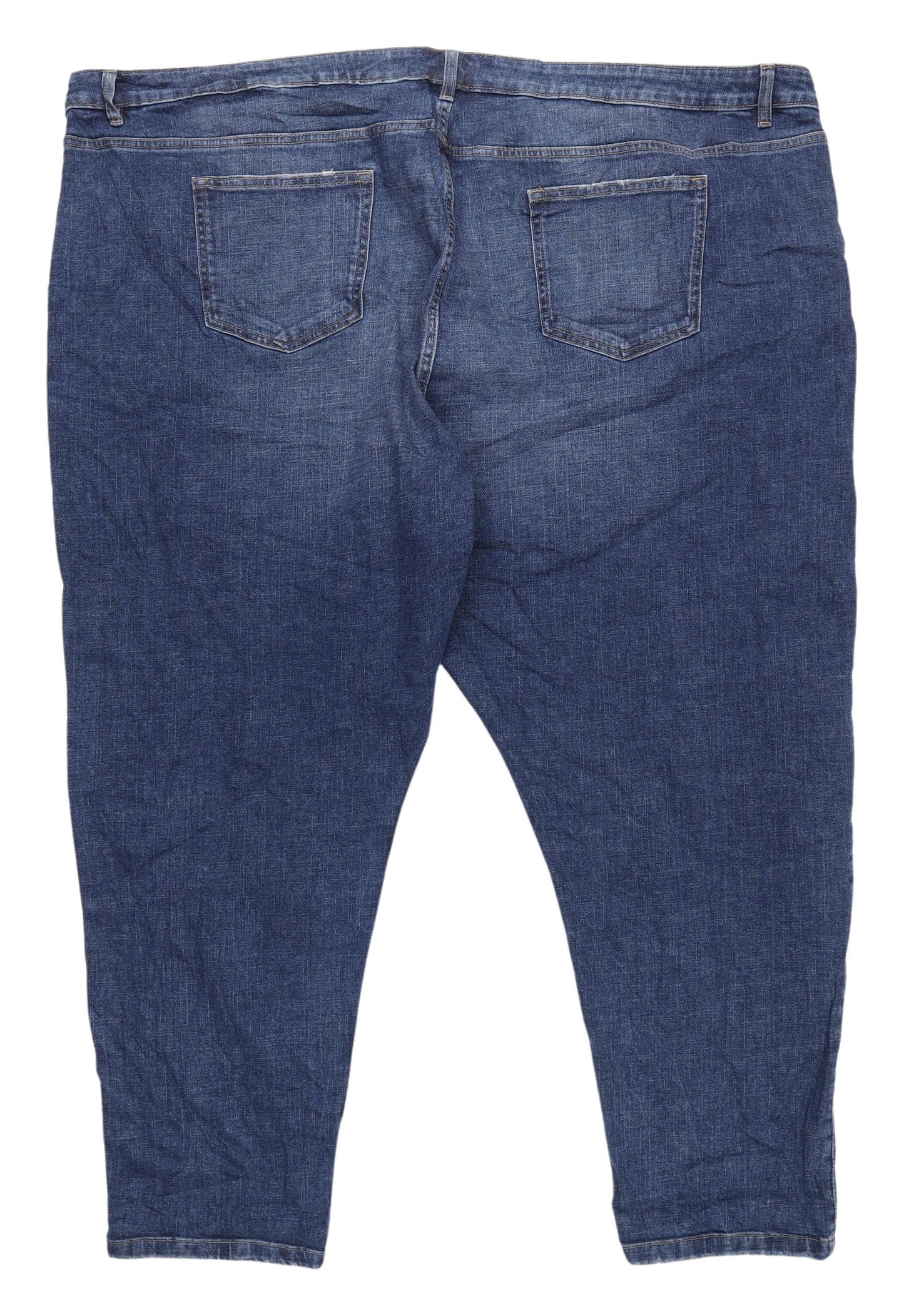 Marks and Spencer Blue Relaxed Straight Jeans, Size 32