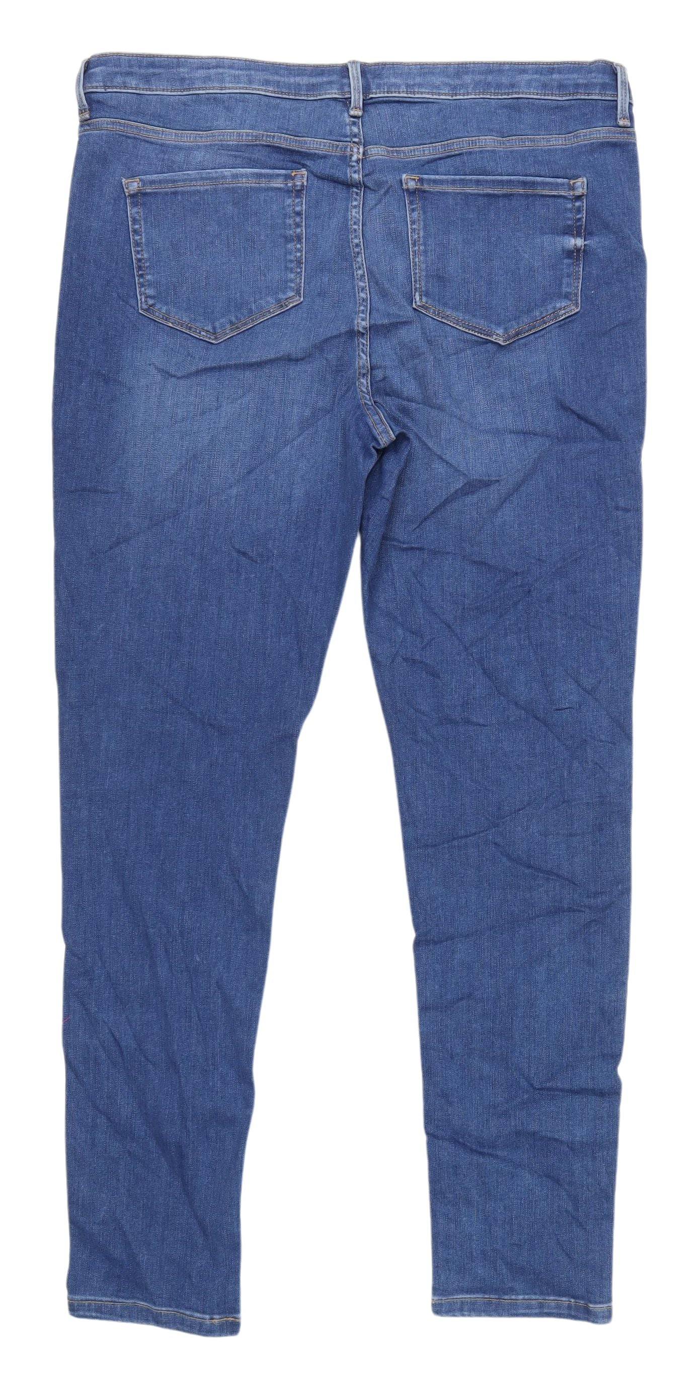 Marks and Spencer Women Blue Skinny Jeans Size 16