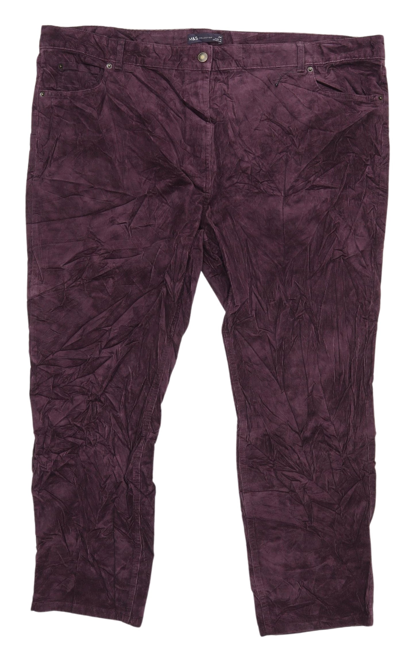 Marks and Spencer Women’s Purple Trousers Size 24
