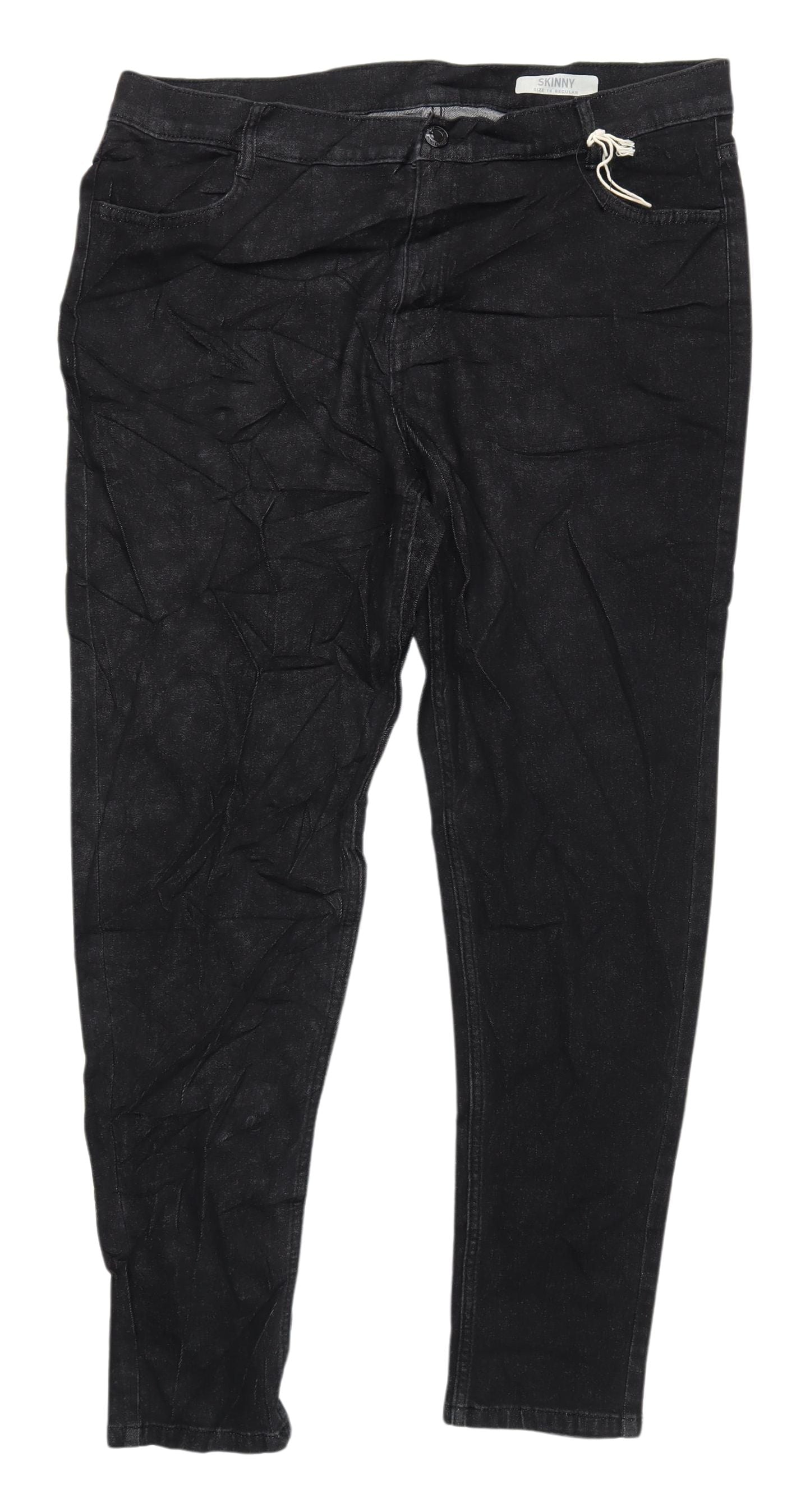 Marks and Spencer Women's Black Skinny Jeans Size 16