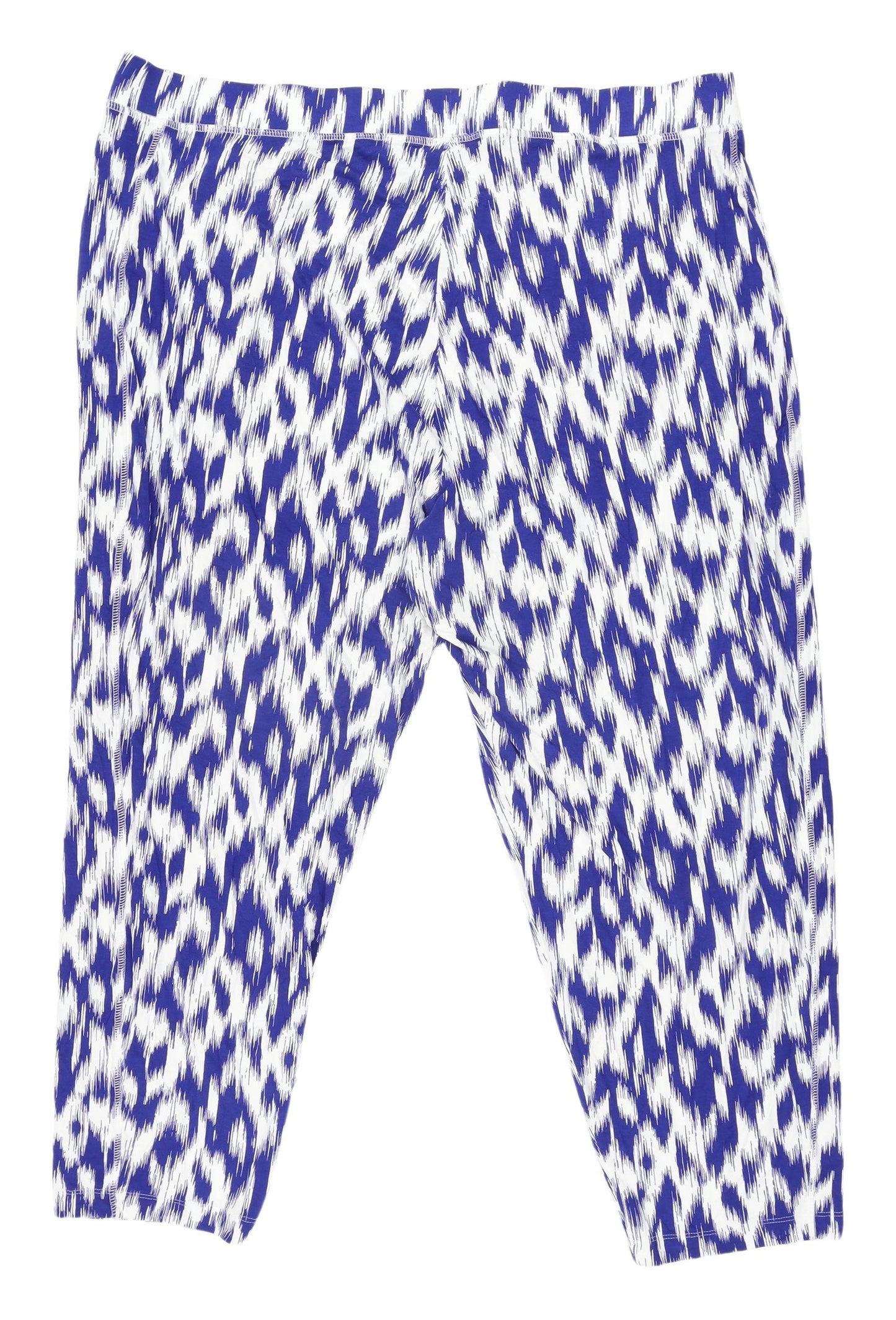 Marks & Spencer Women’s Blue Animal Print Trousers