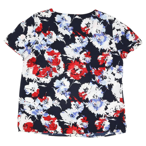 Bonmarché Women's Floral T-Shirt, Size 14, Multicoloured