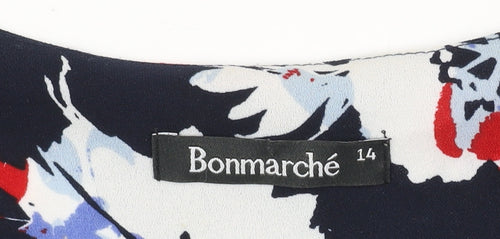 Bonmarché Women's Floral T-Shirt, Size 14, Multicoloured