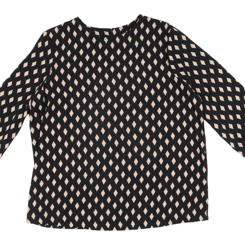 Marks and Spencer Women's Black Blouse Size 12