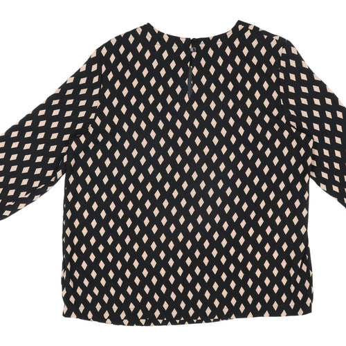 Marks and Spencer Women's Black Blouse Size 12