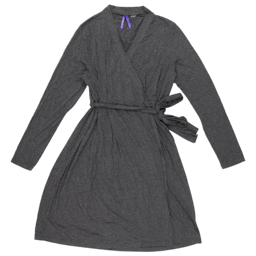 Seraphine Women's Grey Wrap Dress M