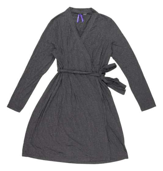 Seraphine Women's Grey Wrap Dress M