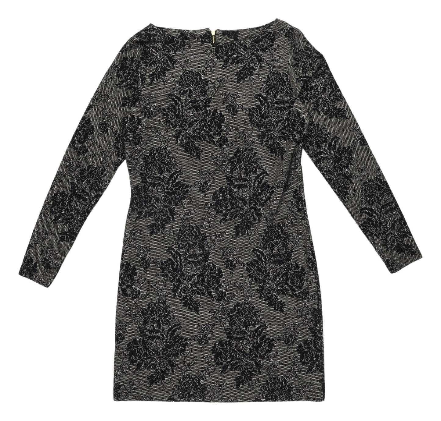 Next Women's Black Floral Sheath Dress Size 12