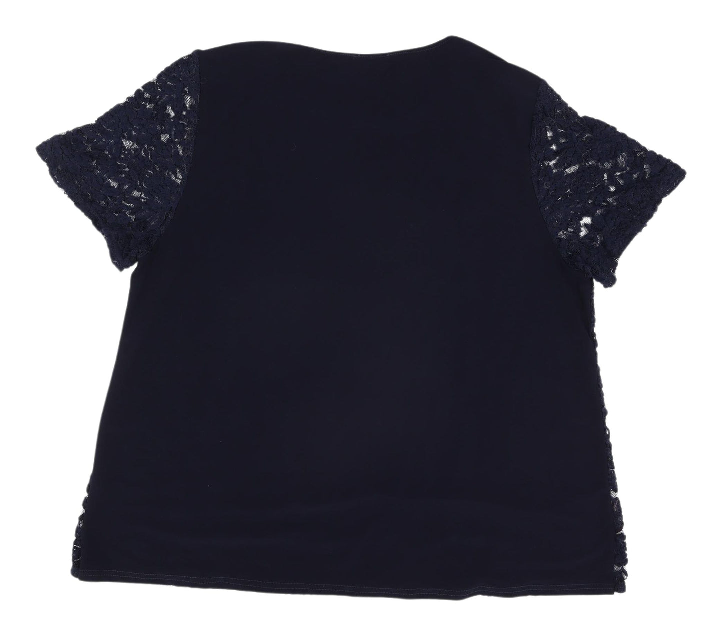 Styled by... Women's Blue Lace Blouse XL