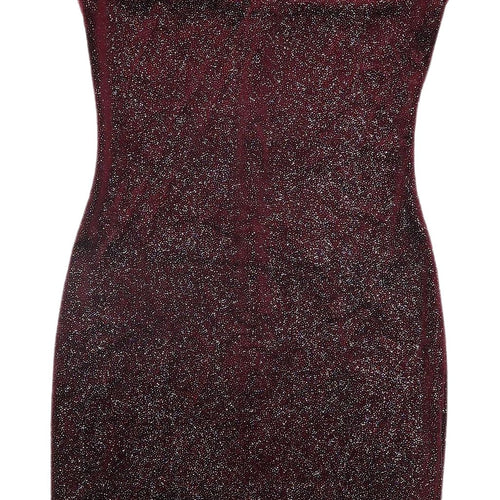 New Look Women's Red Mini Slip Dress Size 6 Party