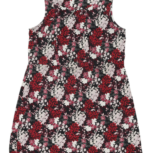 New Look Floral Shift Dress, Multicoloured, Size 12