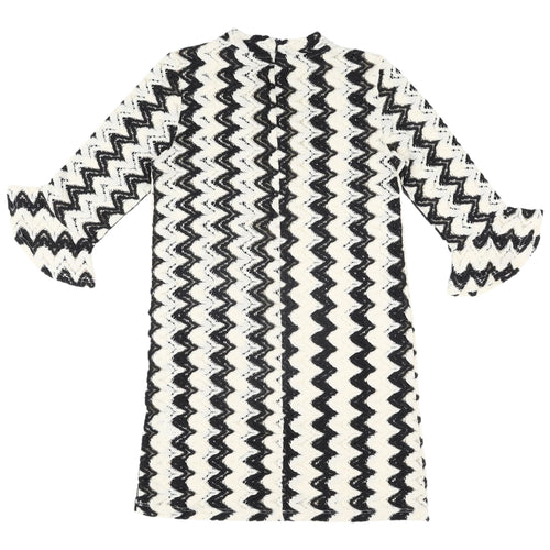 Topshop Women's Multicoloured Chevron Shift Dress UK 6