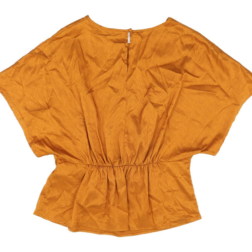 New Look Women's Orange Blouse Size 12 Basic Style