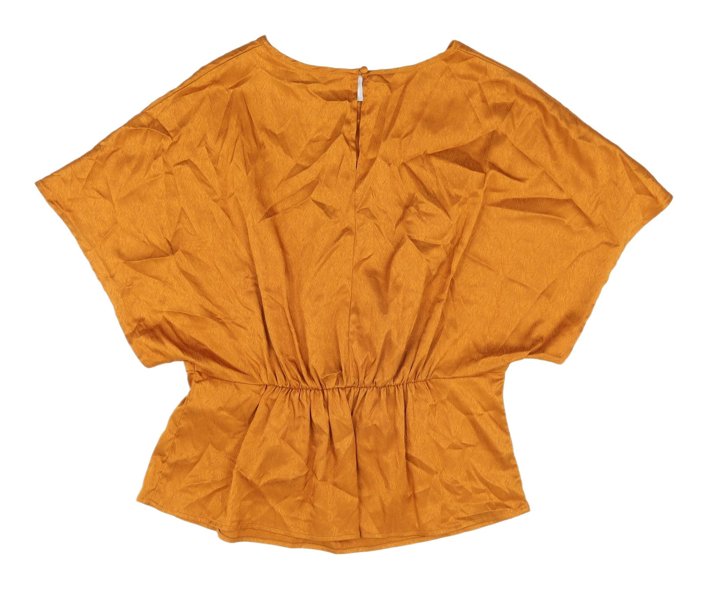 New Look Women's Orange Blouse Size 12 Basic Style