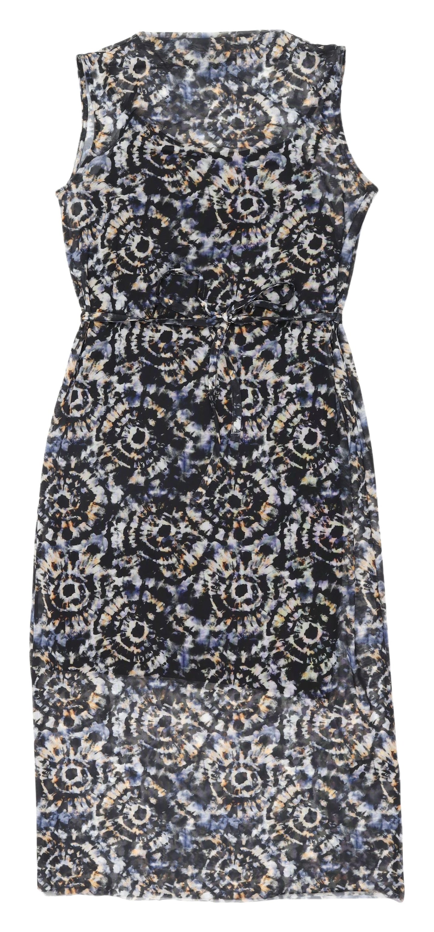 Next Women's Multicoloured Tie Dye Sleeveless Dress