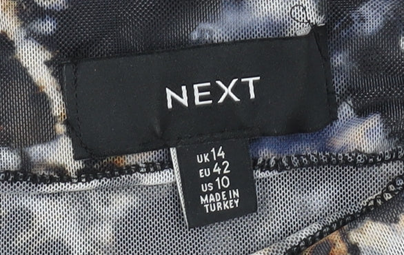 Next Women's Multicoloured Tie Dye Sleeveless Dress