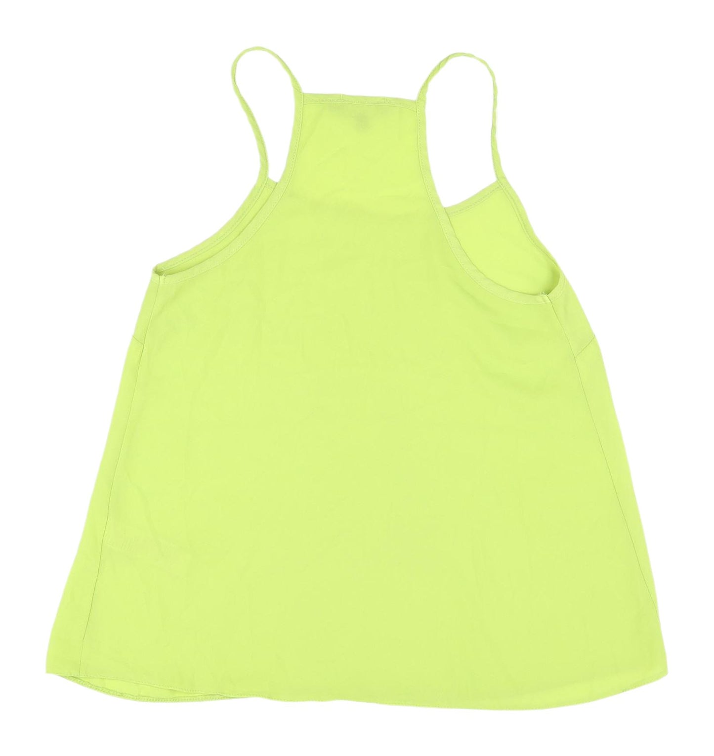 New Look Women's Green Tank Top - Size 8