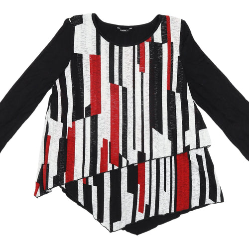 Roman Women's Multicoloured Geometric Blouse, Size 12