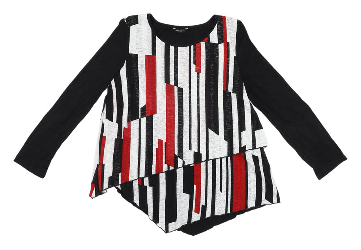 Roman Women's Multicoloured Geometric Blouse, Size 12
