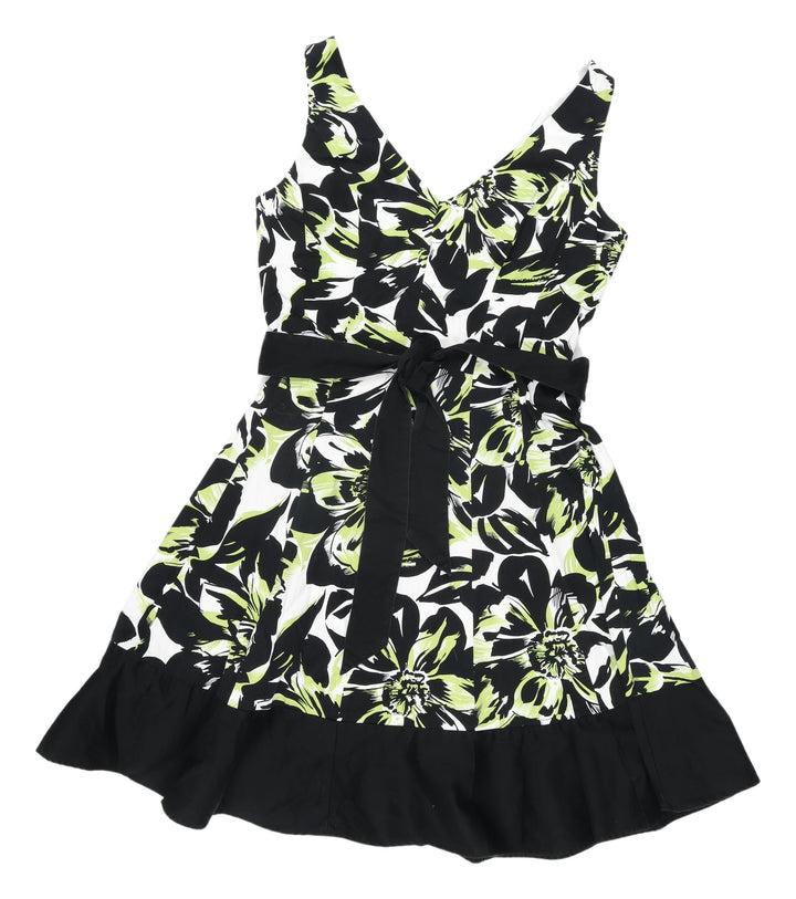 Jessica Howard Women's Multicoloured Fit & Flare Floral Dress