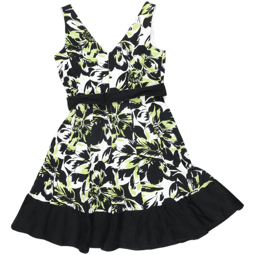 Jessica Howard Women's Multicoloured Fit & Flare Floral Dress
