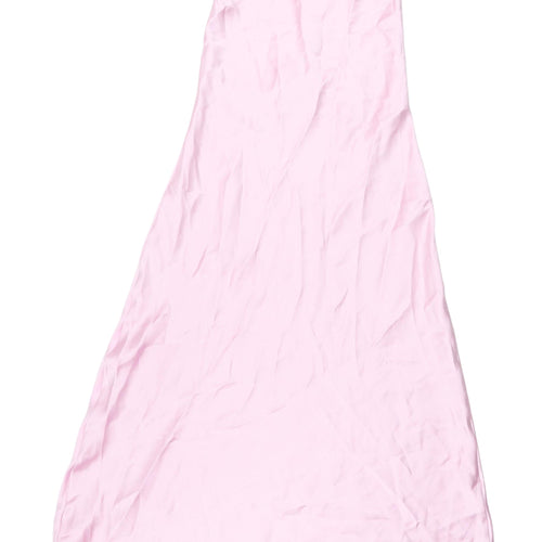 Zara Women's Pink Sleeveless Slip Dress XS