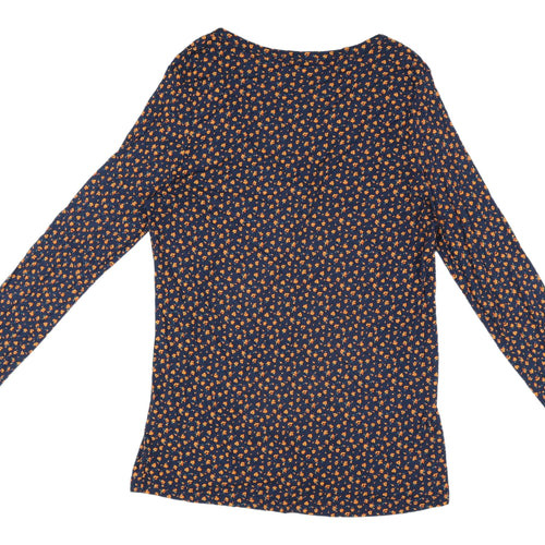 ASOS Women's Blue Floral V-Neck Blouse Size 20
